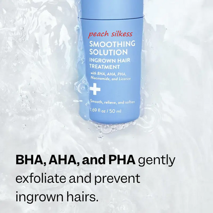 🏆LAST DAY SALE 64% OFF⏰{Peach Silkess Official} Smoothing Solution Ingrown Hair Treatment