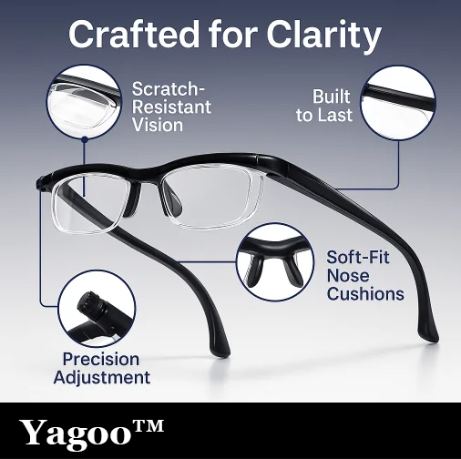 🌿LAST DAY PROMOTION - 40% OFF🌿【ADJUSTABLE FOCUS GLASSES】See Every Moment Clearly With Yagoo™!