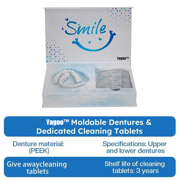 🏆Official Store |YAGOO™ Moldable Dentures🧑🏽‍⚕️Obtain American Dental Association (ADA) Certification ✅（Brand new upgrade）