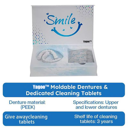 🏆Official Store |YAGOO™ Moldable Dentures🧑🏽‍⚕️Obtain American Dental Association (ADA) Certification ✅（Brand new upgrade）